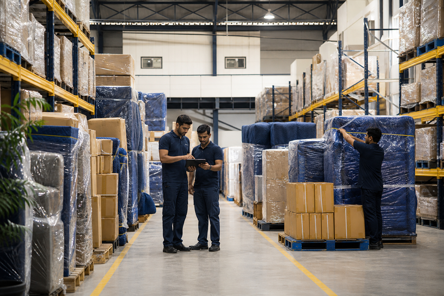 Organised storage and moving support